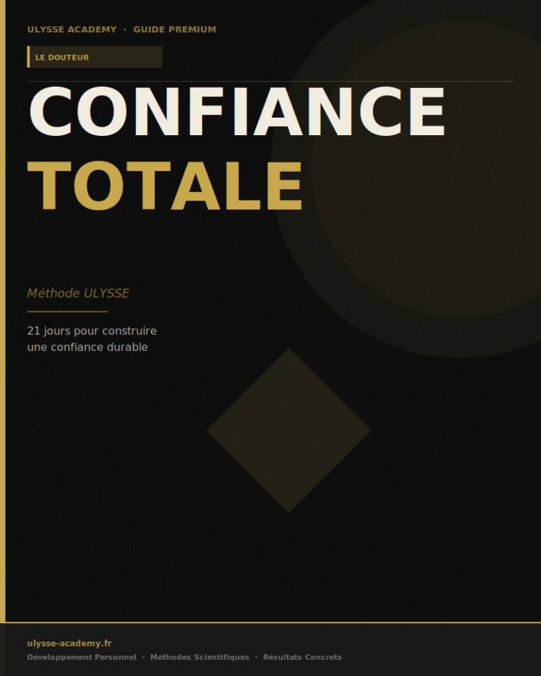 Confiance Totale — Construis une confiance en toi qui ne dépend pas des autres