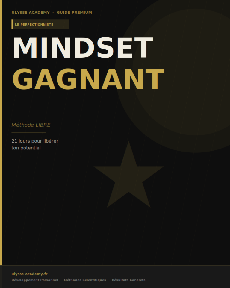 Mindset Gagnant — Libère-toi du perfectionnisme qui te paralyse